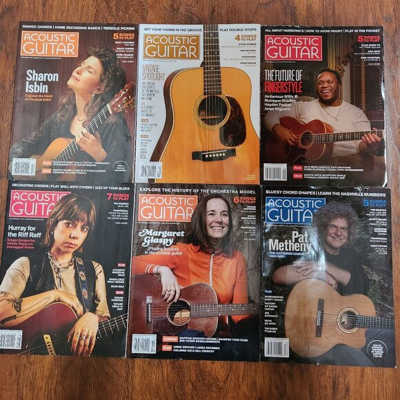 Library of 25 Acoustic Guitar magazines - Picture 1 of 6